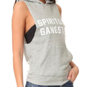 NWT SPIRITUAL GANGSTER Varsity Muscle Hoodie M
